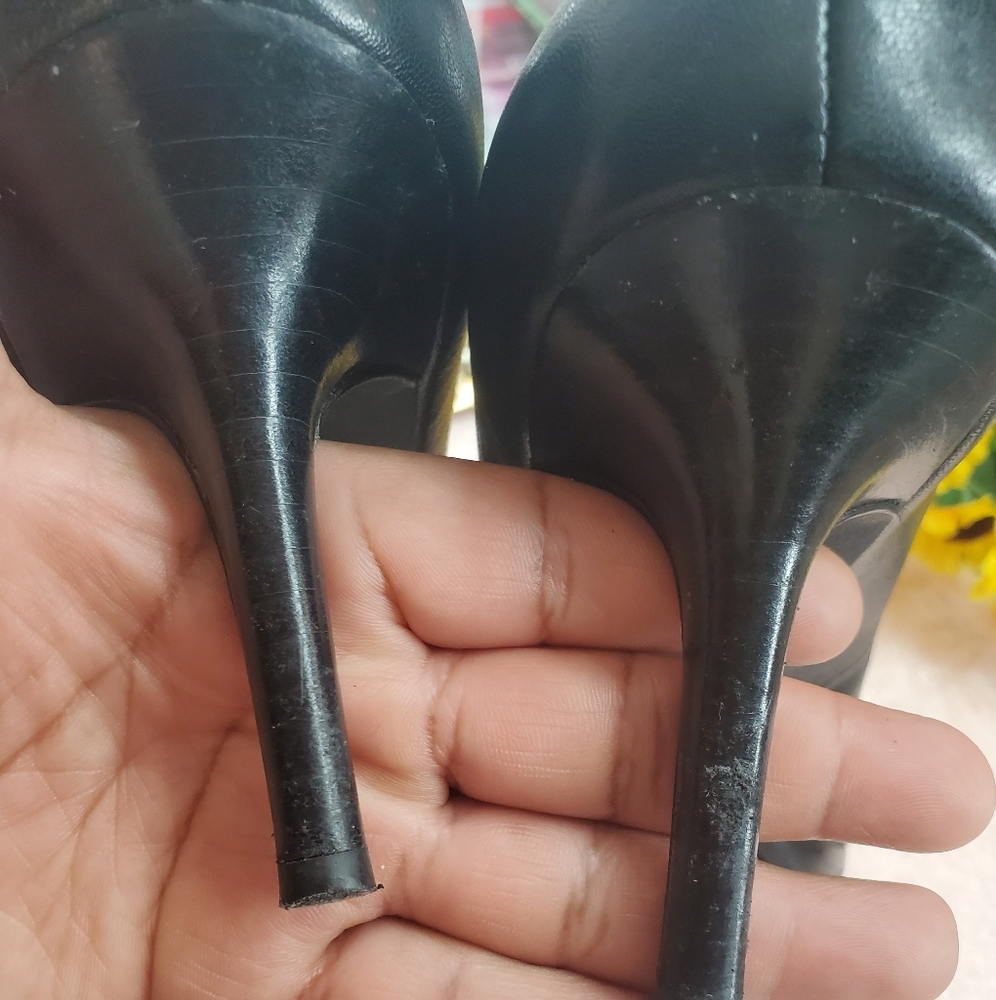 Coach heels Darlina color Black Leather - Picture 5 of 13